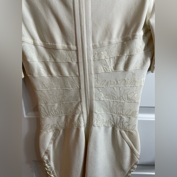 Size small Herve Leger graffiti bandage dress with corset detail - Picture 4 of 6